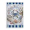 Stupell Industries Coastal Wreath & Crab Framed Giclee Wall Art Design by Geoff Allen